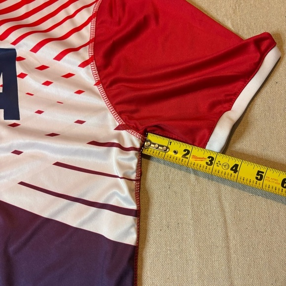 USA Soccer Umbro Futbol Jersey Shirt Red White Blue Men’s Size Small - Picture 5 of 7
